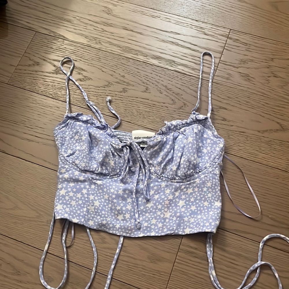 Skylar and Madison cropped tank top